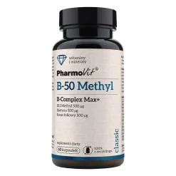 Pharmovit B-50 Methyl B-Complex Max+, kapsułki, 60 szt.
