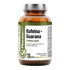 Pharmovit Clean Label Kofeina + Guarana Caffeine Boost, kapsułki, 60 szt.