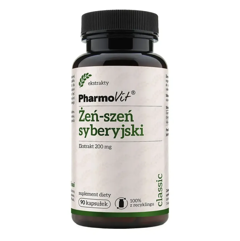Pharmovit Żeń-szeń syberyjski, kapsułki, 90 szt.