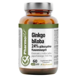 Pharmovit Ginkgo biloba 24% glikozydy flawonowych, kapsułki, 60 szt.