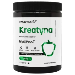Pharmovit, Kreatyna Monohydrat GymFood, smak jabłkowy, proszek, 500 g