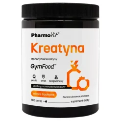 Pharmovit, Kreatyna Monohydrat GymFood, smak owoców tropikalnych, proszek, 500 g