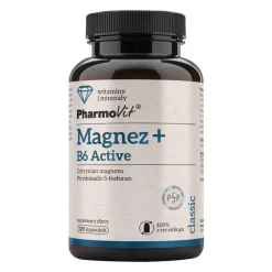 Pharmovit Magnez+B6 Active, kapsułki, 120 szt.