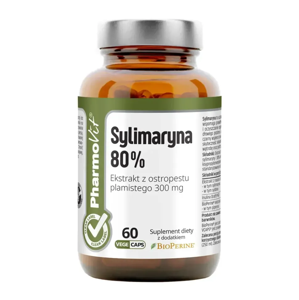 Pharmovit Sylimaryna 80%, kapsułki, 60 szt.