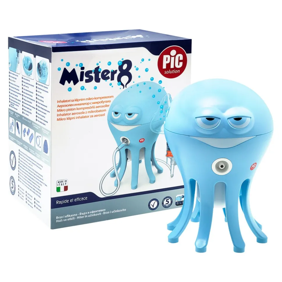 PiC Solution Mister 8, inhalator mikrotłokowy, 1 szt.