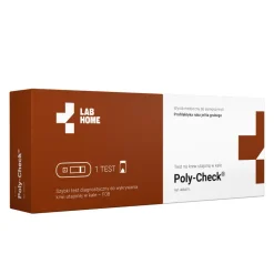 Poly-Check, test FIT, ultraczuły test na krew utajoną w kale, 1 szt.
