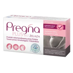 Pregna Plus bez żelaza, kapsułki, 30 szt.
