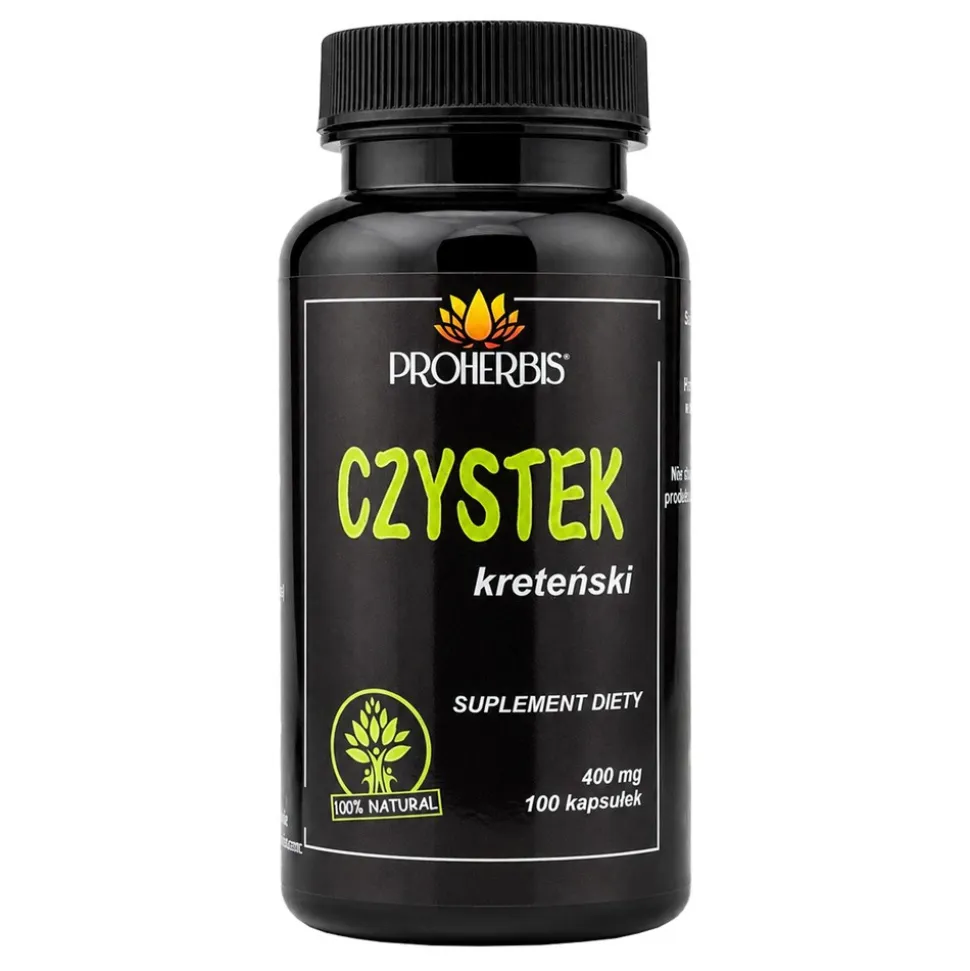 Proherbis Czystek kreteński, kapsułki, 100 szt.