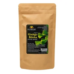Proherbis Gerbatka Ginkgo Biloba, liście cięte, 100 g