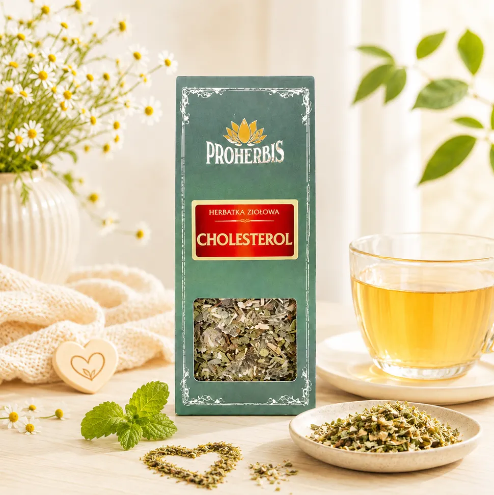 Proherbis Herbatka Ziołowa Cholesterol, 100 g
