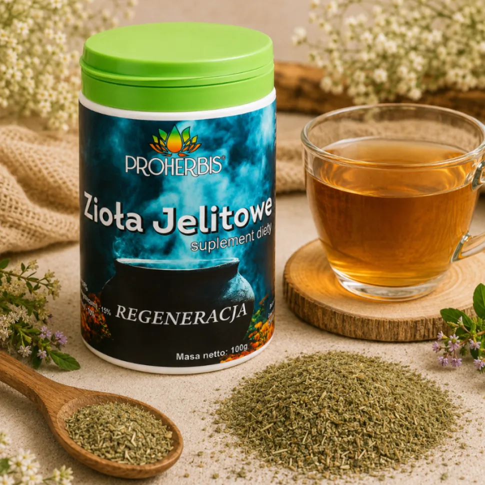 Proherbis Zioła Jelitowe III Regeneracja, susz, 100 g