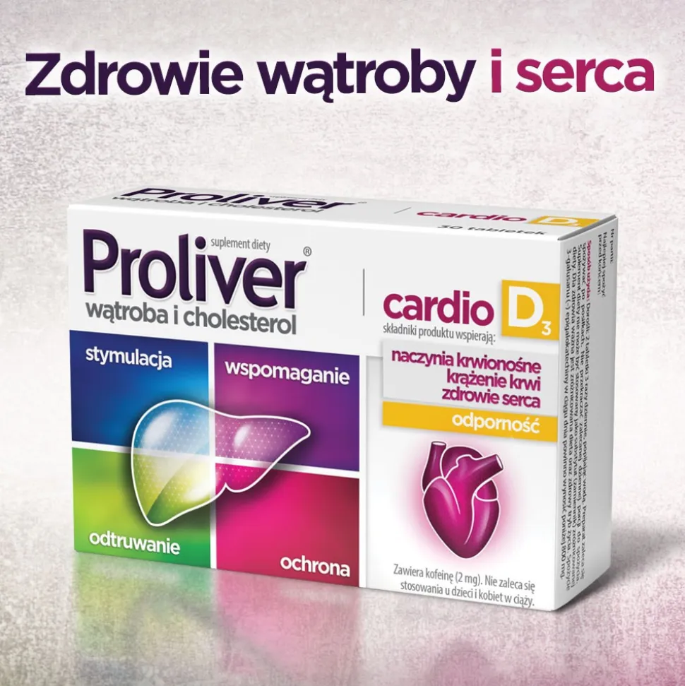 Proliver Cardio D3, tabletki, 30 szt.