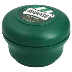 Proraso Green, mydło do golenia w tyglu o działaniu nawilżająco-ochronnym, 150 ml