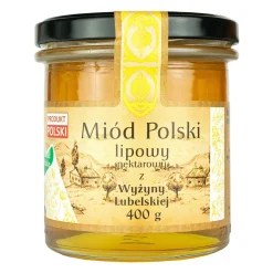 Pszczelarz Kozacki, miód lipowy z wyżyny lubelskiej, 400 g