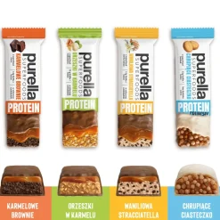 Purella Superfoods, Chrupiące ciasteczko, baton proteinowy, 45 g