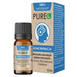 Pureo Koncentracja, mieszanka naturalnych olejków eterycznych, 10 ml