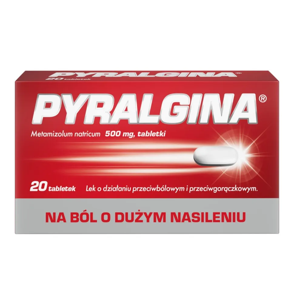 Pyralgina, 500 mg, tabletki, 20 szt.