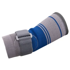 Qmed Elbow Safe, orteza stawu łokciowego, szaro-niebieska, rozmiar 1