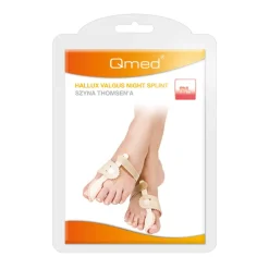 Qmed Hallux Valgus Night Splint, Szyna Thomsena na haluksy, beżowa, 1 para