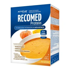 Recomed Protein Krem dyniowy, proszek, saszetki, 4 x 100 g