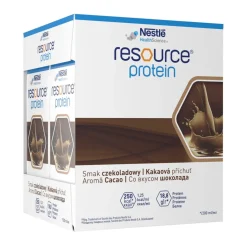 Resource Protein, płyn o smaku czekoladowym, 4 x 200 ml