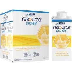 Resource Protein, płyn o smaku waniliowym, 4 x 200 ml