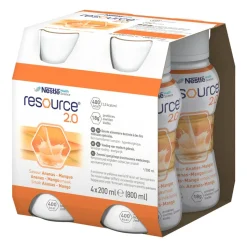 Resource 2.0, płyn o smaku ananas-mango, 4 x 200 ml