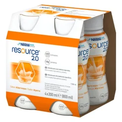 Resource 2.0, płyn o smaku morelowym, 4 x 200 ml