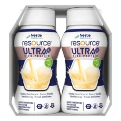 Resource Ultra+, płyn, smak waniliowy, 125 ml x 4