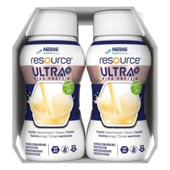 Resource Ultra+, płyn, smak waniliowy, 200 ml x 4