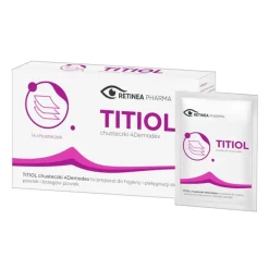 Retinea Pharma, Titiol 4Demodex, chusteczki do higieny i pielęgnacji skóry i brzegów powiek, 14 szt.