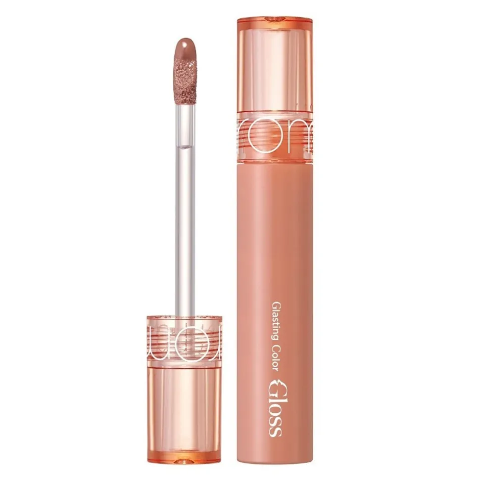 Rom&nd Glasting Color Gloss, błyszczyk do ust, 02 Nutty Vague, 4 g