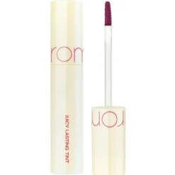 Rom&nd, Juicy Lasting Tint, mocno napigmentowany błyszczyk do ust, 28 Bare Fig, 5,5 g