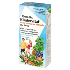 Salus Floradix Kindervital, Nowa Owocowa Formuła, płyn, 250 ml