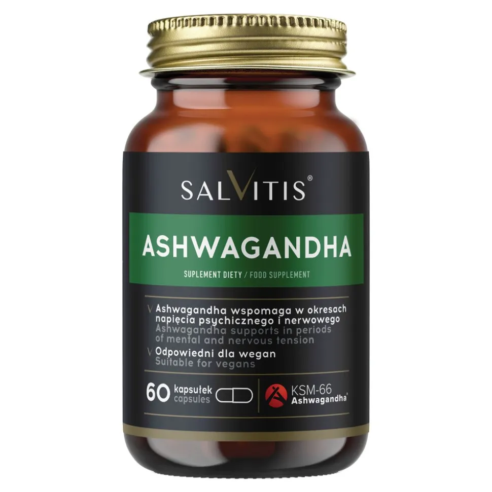 Salvitis Ashwagandha, kapsułki, 60 szt.
