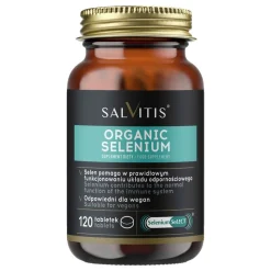 Salvitis Organic Selenium (Selen organiczny), tabletki powlekane, 120 szt.