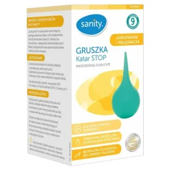 Sanity Gruszka katar STOP, z miękką końcówką nr 9, 12m +