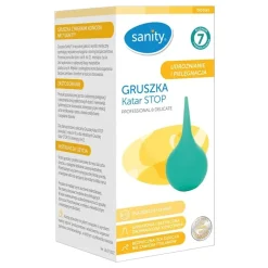 Sanity Gruszka katar STOP, z miękką końcówką nr 7, 6 - 12m