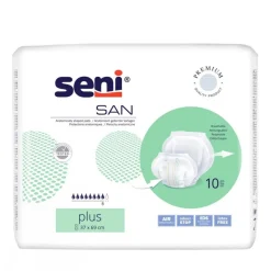 San Seni Plus, pieluchy anatomiczne, 10 szt.