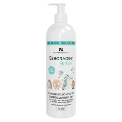 Seboradin Bebe, szampon & żel do mycia 2w1, 500 ml