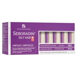 Seboradin Oily Hair, ampułki przeciw wypadaniu włosów, 14 ampułek x 5,5 ml