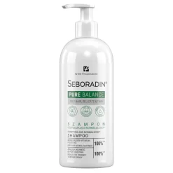 Seboradin Pure Balance, oczyszczająco-normalizujący szampon do włosów, 400 ml