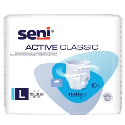 Seni Active Classic, majtki chłonne, large, 10 szt.