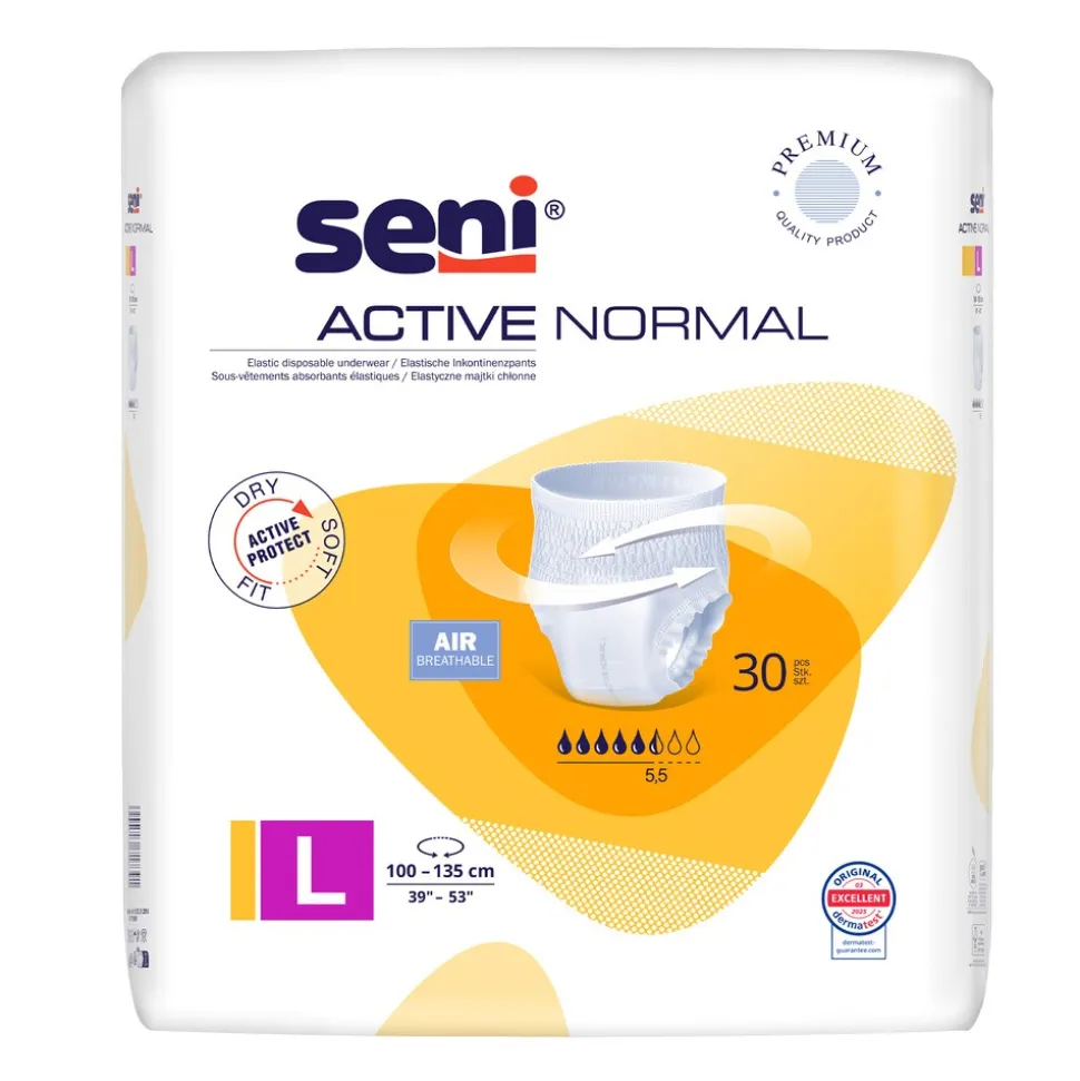 Seni Active Normal, majtki chłonne, rozmiar L, 30 szt.