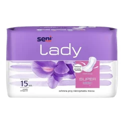 Seni Lady, wkładki urologiczne, super, 15 szt.