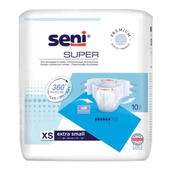 Seni Super, pieluchomajtki dla dorosłych, rozmiar XS, 10 szt.