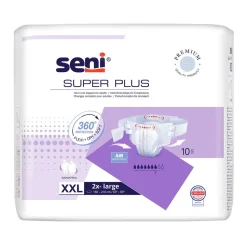 Seni Super Plus, pieluchomajtki dla dorosłych, rozmiar XXL, 10 szt.
