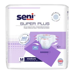 Seni Super Plus, pieluchomajtki dla dorosłych, rozmiar M, 10 szt.