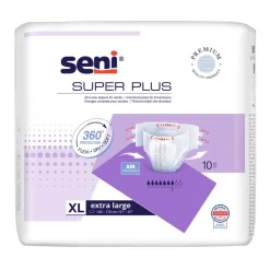 Seni Super Plus, pieluchomajtki dla dorosłych, rozmiar XL, 10 szt.