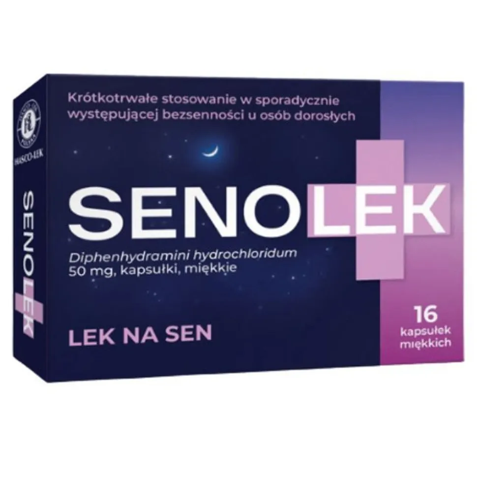 Senolek, 50 mg, kapsułki miękkie, 16 szt.